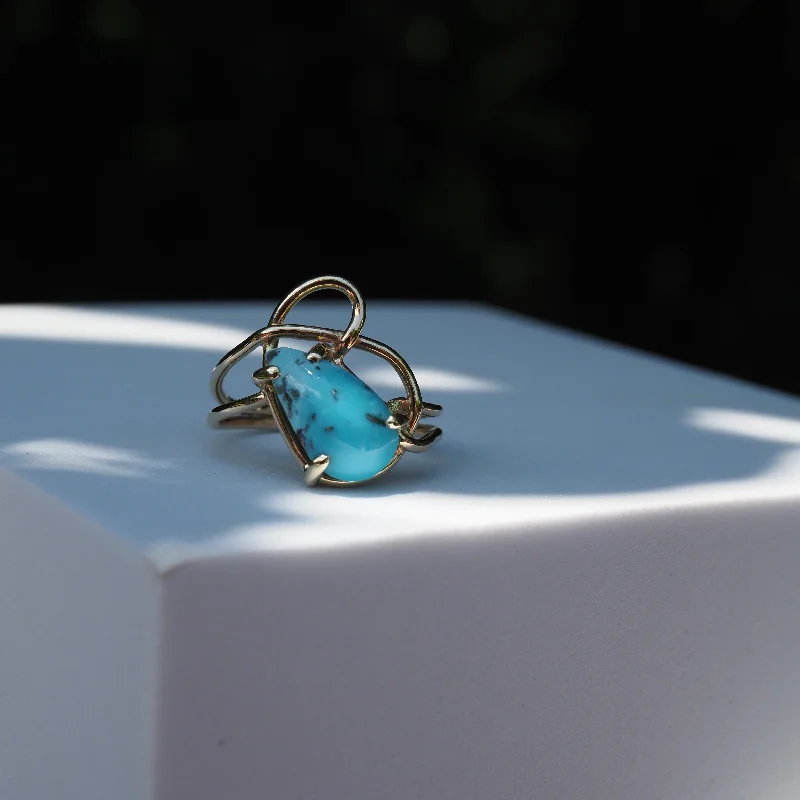 Flash Jewelry Sale – Get Stunning Pieces At Low Prices 14k Turquoise Flow Ring