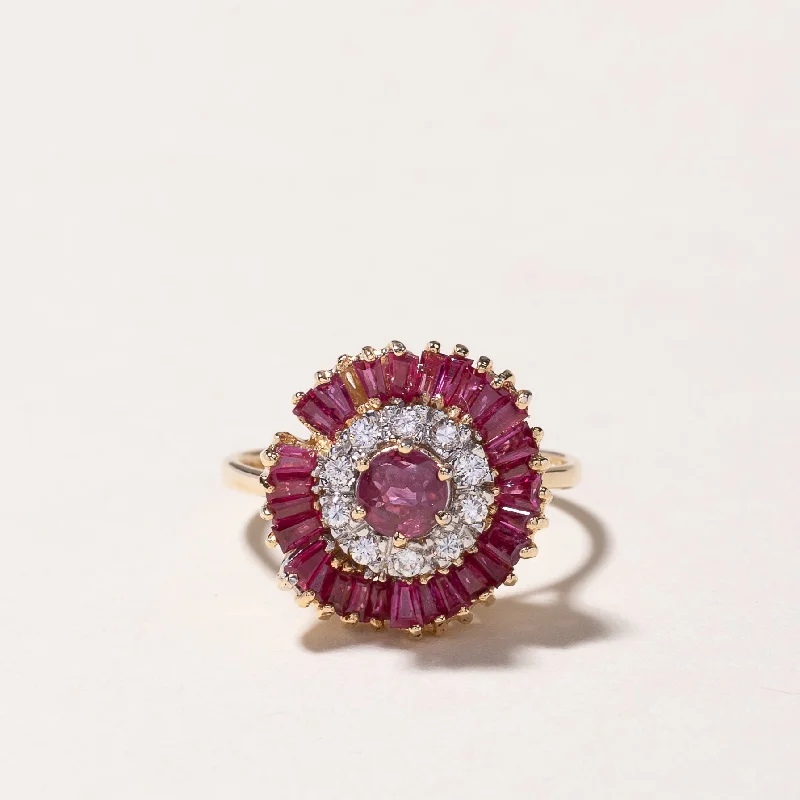 Seasonal Jewelry Clearance – Best Styles At The Lowest Prices 14k Yellow Gold Ruby & Diamond Ring | 1.53ctw, 0.16ctw | SZ 6.5 Seasonal Jewelry Clearance – Best Styles At The Lowest Prices 14k Yellow Gold Ruby & Diamond Ring | 1.53ctw, 0.16ctw | SZ 6.5