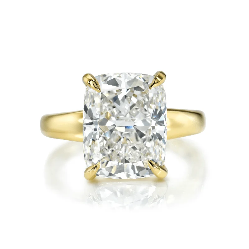 Don't Miss These Dazzling Jewelry Discounts 18K Cushion Cut Diamond Solitaire with Tapered Cloud Fit Band | Ready to Ship Don't Miss These Dazzling Jewelry Discounts 18K Cushion Cut Diamond Solitaire with Tapered Cloud Fit Band | Ready to Ship