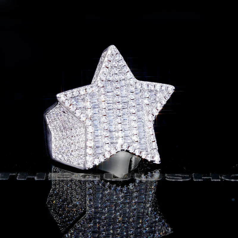 Exclusive Jewelry Discounts – Shop Now For Savings 18K Gold-Plated Micro-inlay AAA CZ Pentagram Ring Exclusive Jewelry Discounts – Shop Now For Savings 18K Gold-Plated Micro-inlay AAA CZ Pentagram Ring