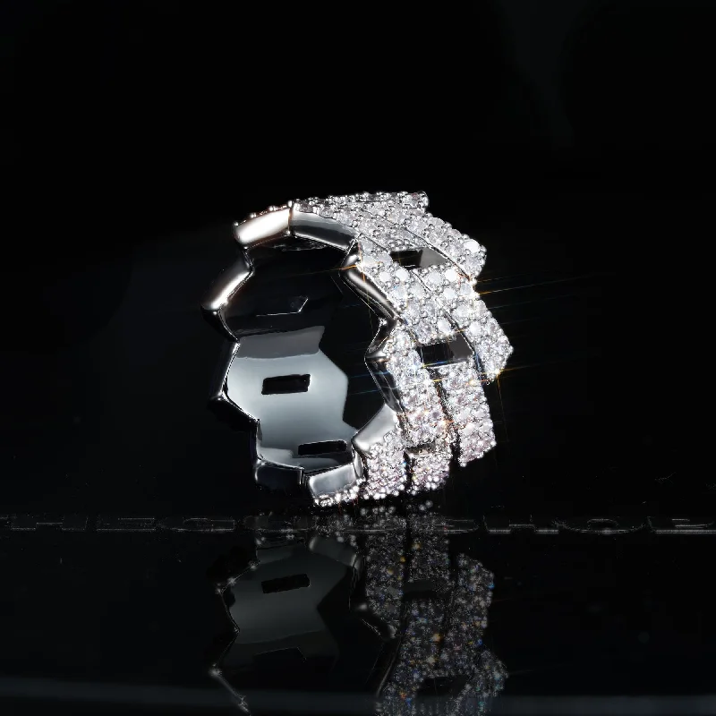 Stunning Jewelry At Even More Stunning Prices 18K Gold-Plated Micro-inlay AAA CZ Ring