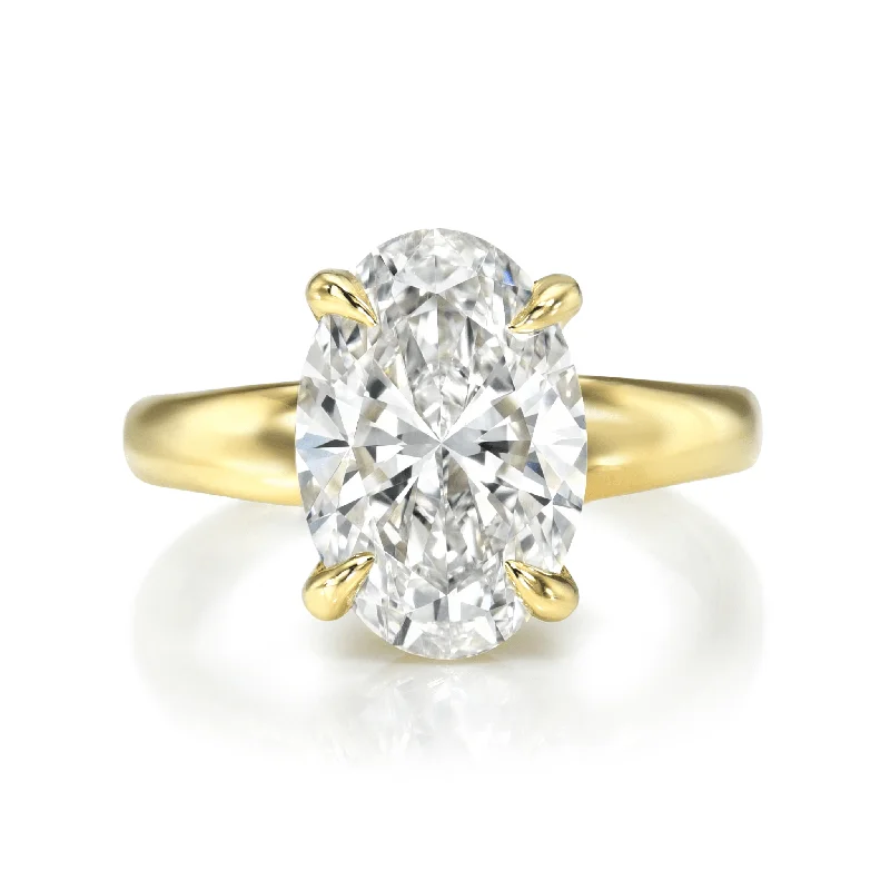 Exclusive Gemstone Jewelry Markdowns – Shop Now 18K Oval Diamond with Tapered Cloud Fit Band - Setting Only Exclusive Gemstone Jewelry Markdowns – Shop Now 18K Oval Diamond with Tapered Cloud Fit Band - Setting Only