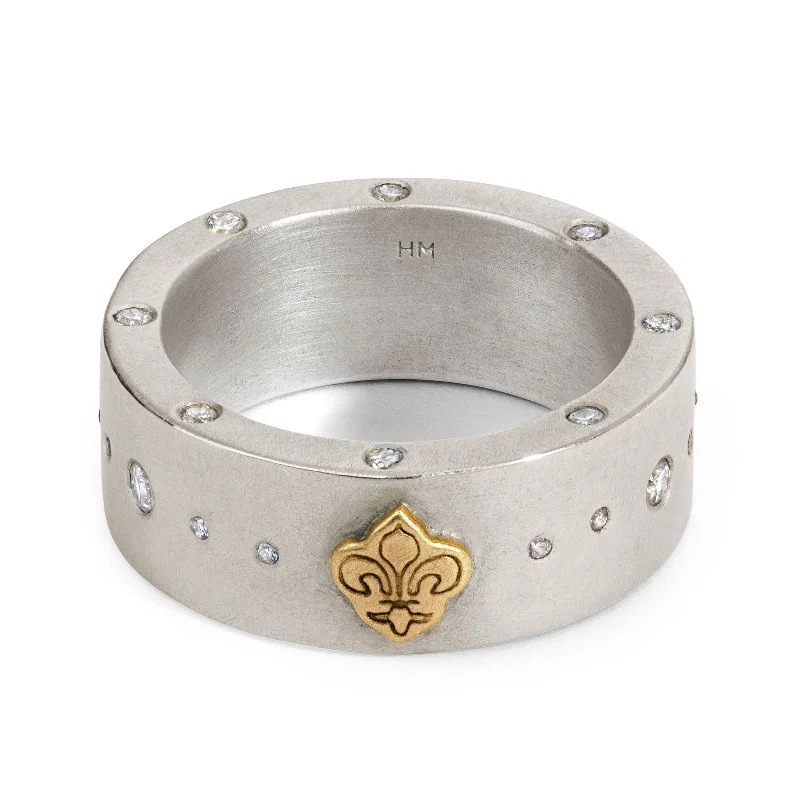 Buy More, Save More On Stunning Jewelry Designs 8mm Diamond Fleur De Lis Thick Ring Buy More, Save More On Stunning Jewelry Designs 8mm Diamond Fleur De Lis Thick Ring
