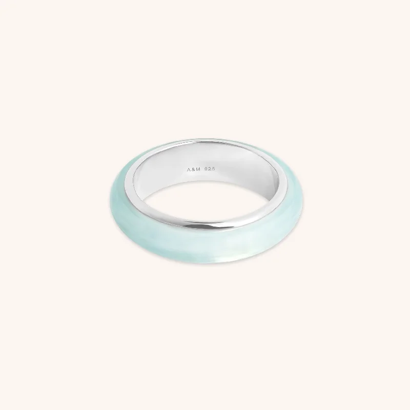 Sparkle For Less – Shop Our Limited-Time Jewelry Deals Chalcedony Carved Dome Ring in Silver Sparkle For Less – Shop Our Limited-Time Jewelry Deals Chalcedony Carved Dome Ring in Silver