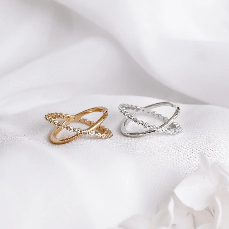 Fashion-Forward Geometric Jewelry For Contemporary Style Ava - Sterling Silver Fine Ring Fashion-Forward Geometric Jewelry For Contemporary Style Ava - Sterling Silver Fine Ring