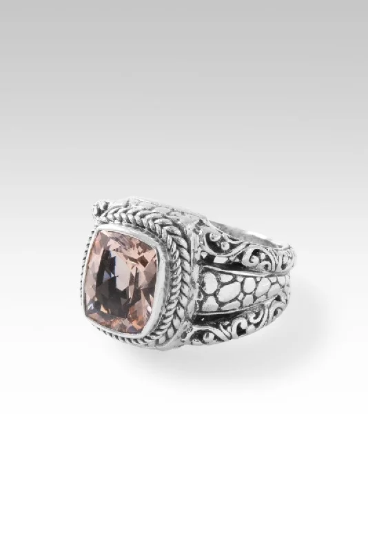 Exclusive Jewelry Markdowns – Limited-Time Offer Be at Peace Ring™ in Cor De Rosa Morganite Exclusive Jewelry Markdowns – Limited-Time Offer Be at Peace Ring™ in Cor De Rosa Morganite