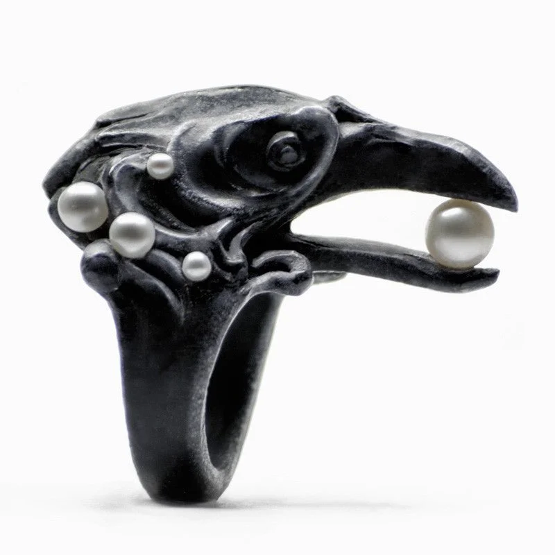 Premium Diamond Jewelry At Once-In-A-Lifetime Discounts Black Corvus ring - final sale