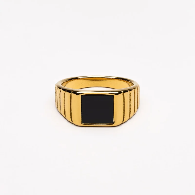 Bestselling Jewelry Now On Sale – Elevate Your Look "Kaya" Onyx Ring