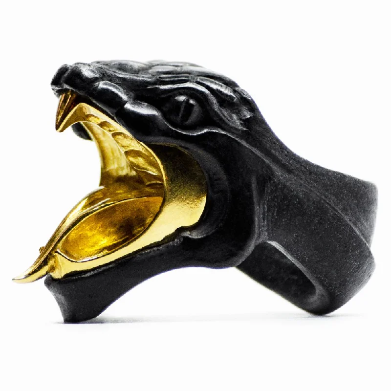 Timeless Jewelry Styles At Wallet-Friendly Prices Black Snake ring - final sale