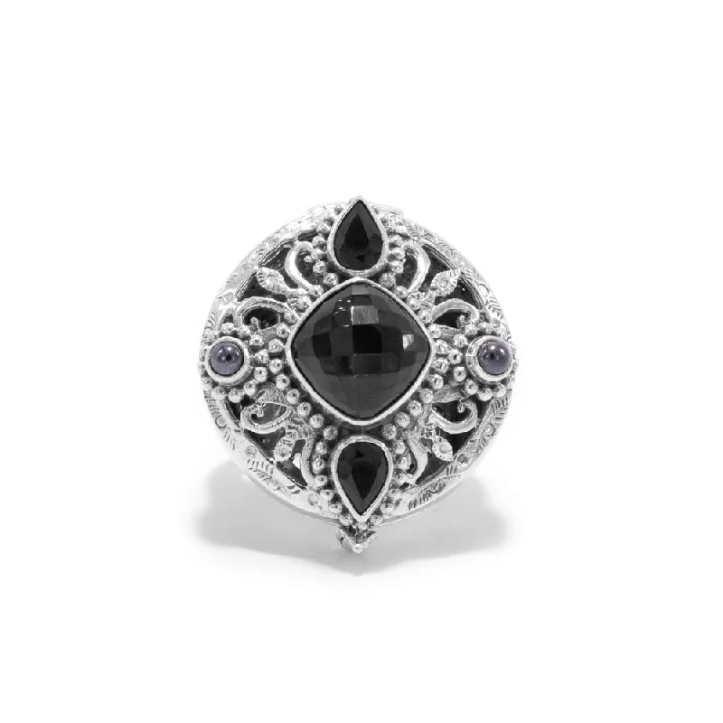 Shop Fine Jewelry With Exclusive Savings Black Spinel & Hematine Ring
