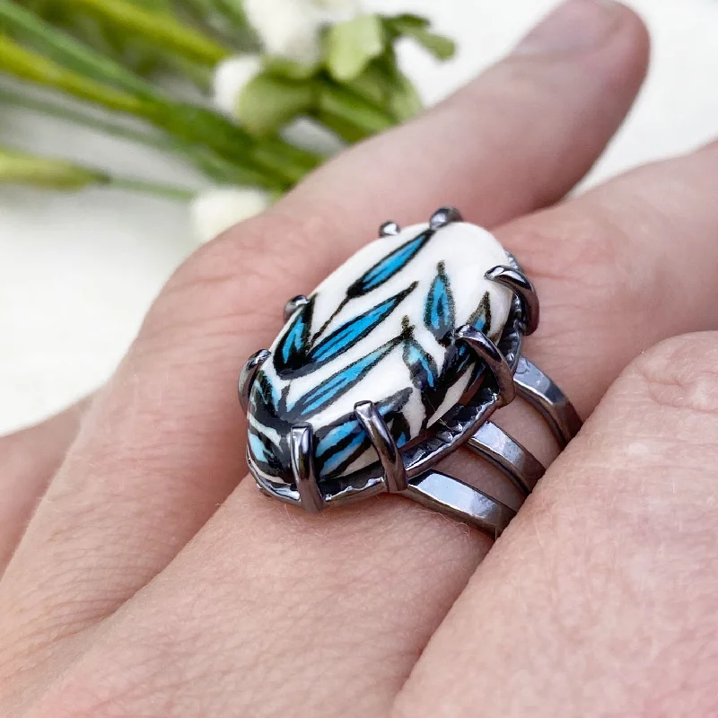 Huge Savings On Premium Jewelry Styles Blue Reed Ring