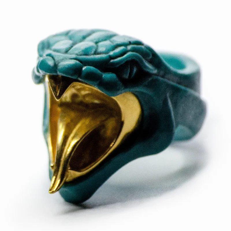 Shop Modern Jewelry Collections With Exclusive Discounts Blue Snake ring - final sale