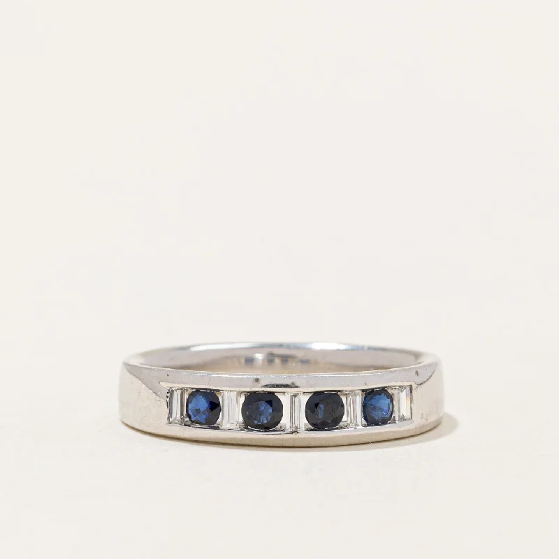 Best Jewelry Deals – Premium Quality At Exclusive Discounts Channel Set Sapphire & Diamond Ring | 0.40ctw, 0.10ctw | SZ 7.5 | Best Jewelry Deals – Premium Quality At Exclusive Discounts Channel Set Sapphire & Diamond Ring | 0.40ctw, 0.10ctw | SZ 7.5 |