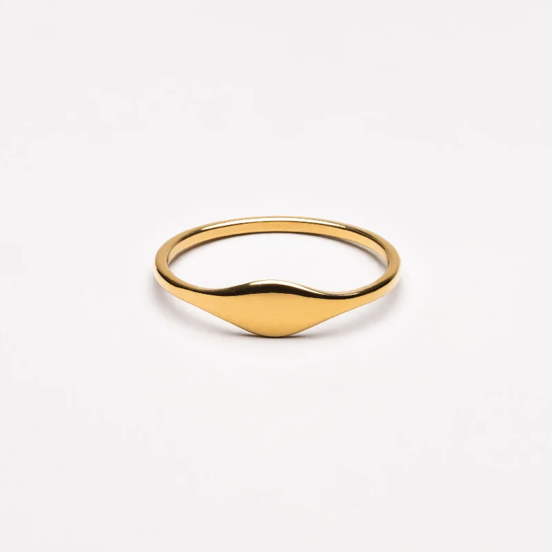 Eco-Friendly Sustainable Jewelry For Conscious Buyers Dainty Signet Ring