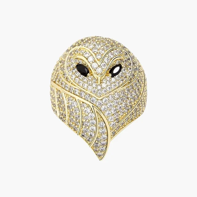 Luxury Jewelry Sale – Elegant Styles At Unbeatable Prices DARK OWL RING – GOLD