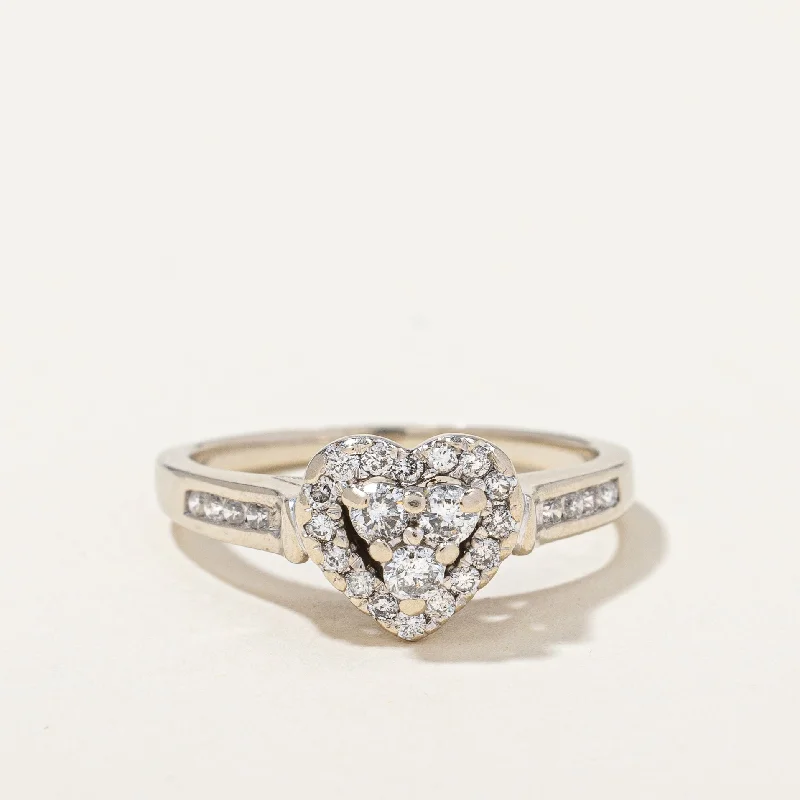 Exclusive Jewelry Offers – Shine For Less Diamond Heart Ring | 0.24ctw | SZ 5.75 | Exclusive Jewelry Offers – Shine For Less Diamond Heart Ring | 0.24ctw | SZ 5.75 |