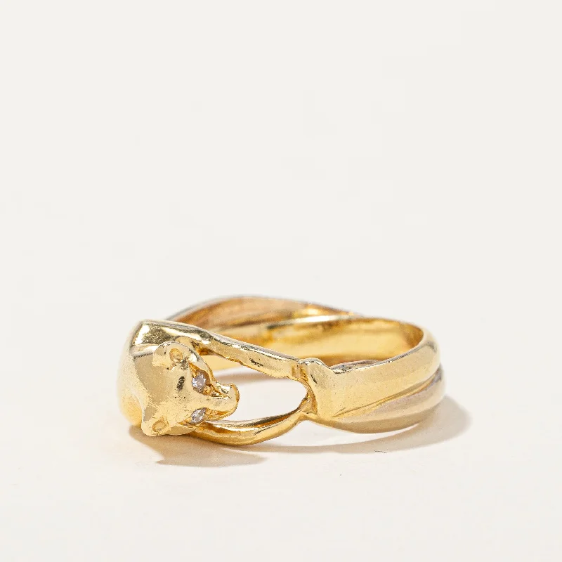 Don't Miss Our Biggest Jewelry Sale Of The Season Diamond Panther Ring | 0.02ctw | SZ 6 | Don't Miss Our Biggest Jewelry Sale Of The Season Diamond Panther Ring | 0.02ctw | SZ 6 |