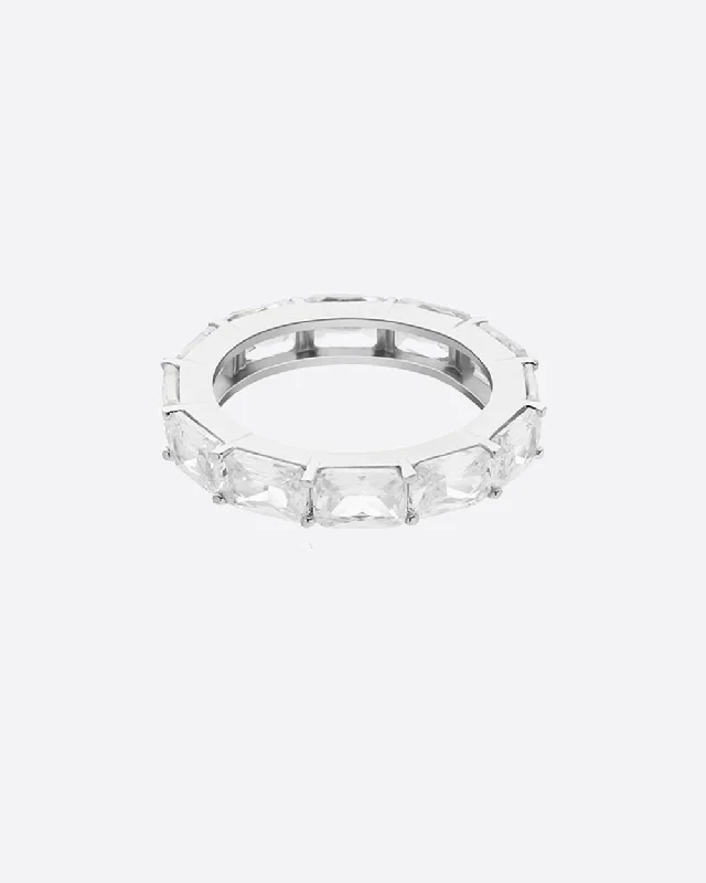 Limited-Time Jewelry Sale – Don't Miss These Deals BAGUETTE RING - WHITE GOLD