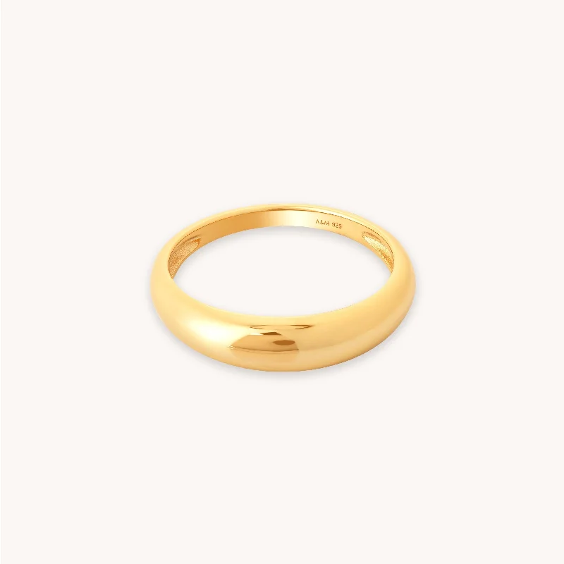 Stunning Statement Jewelry, Unbeatable Discounts Essential Dome Ring in Gold