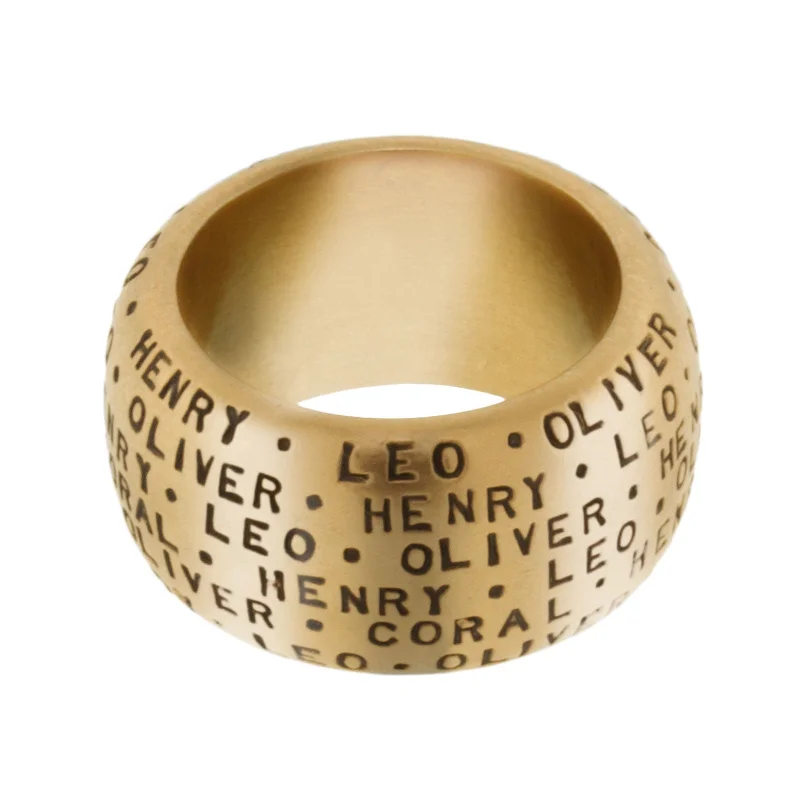 Grab Your Favorite Jewelry At The Lowest Prices 11mm Family Scroll Ring