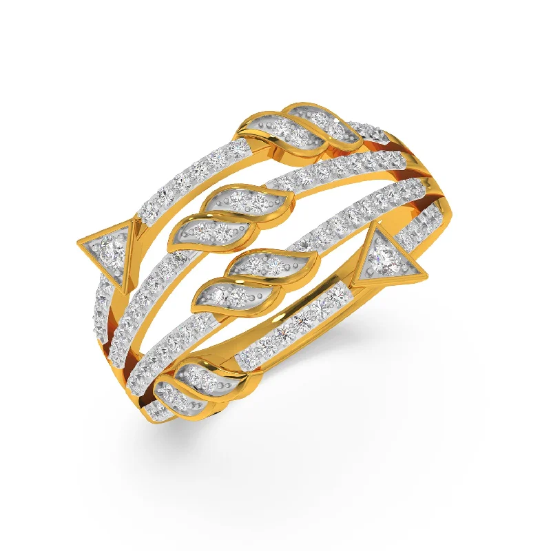 Exclusive Jewelry Sale – Shine For Less Fancy Abstract Ring