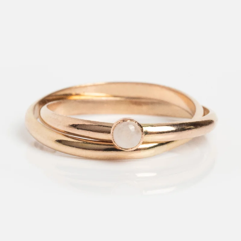 Fashion-Forward Jewelry At Incredible Prices Gold Orbit Meditation Ring