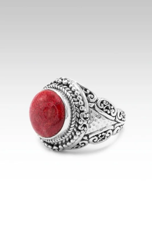 Bold And Beautiful Jewelry Now At Irresistible Prices Good Hope Ring™ in Red Sponge Coral Bold And Beautiful Jewelry Now At Irresistible Prices Good Hope Ring™ in Red Sponge Coral