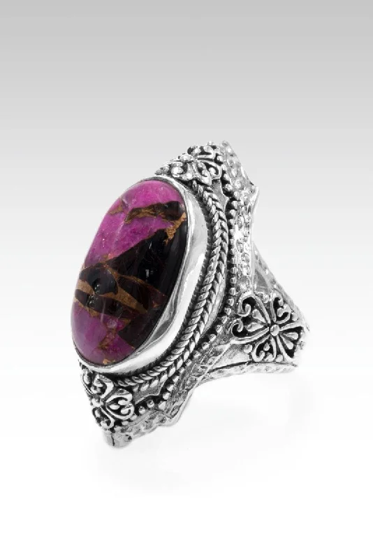 Fashion-Forward Geometric Jewelry For Contemporary Style Grace Changes Everything Ring™ in Pink Calcite, Obsidian & Bronze Fashion-Forward Geometric Jewelry For Contemporary Style Grace Changes Everything Ring™ in Pink Calcite, Obsidian & Bronze