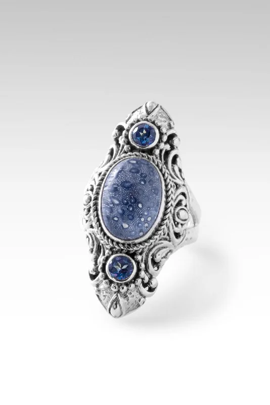 Jewelry Deals That Outshine The Rest He is Faithful Ring™ in Blue Sponge Coral