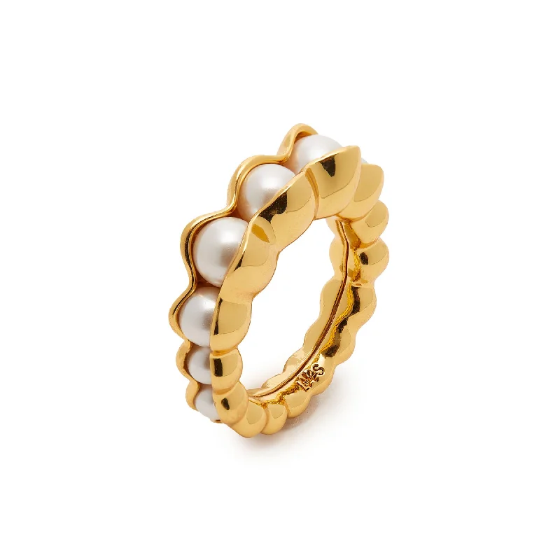 Clearance Sale On High-End Jewelry Collections PEARL PEAPOD RING