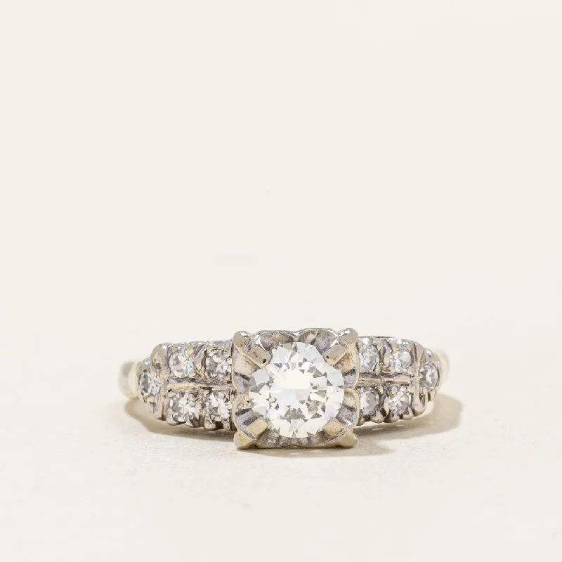 The Biggest Jewelry Sale Of The Year Is Here Illusion Set Diamond Engagement Ring | 0.65ctw | SZ 5.25 |