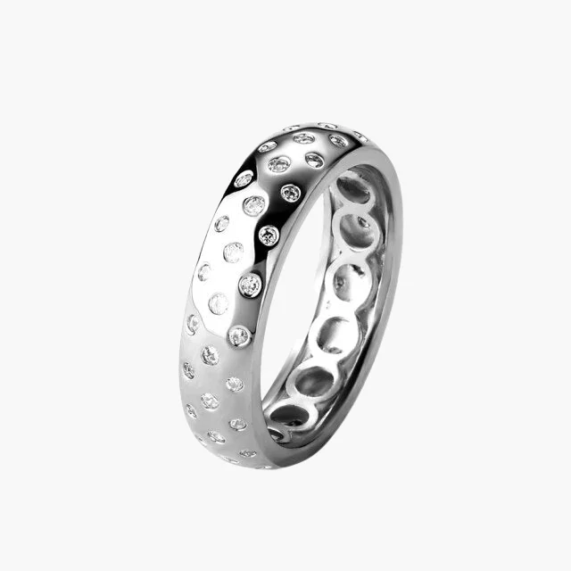 Discounted Luxury Jewelry – Shine Without The Splurge Interstellar Ring – WHITE GOLD Discounted Luxury Jewelry – Shine Without The Splurge Interstellar Ring – WHITE GOLD