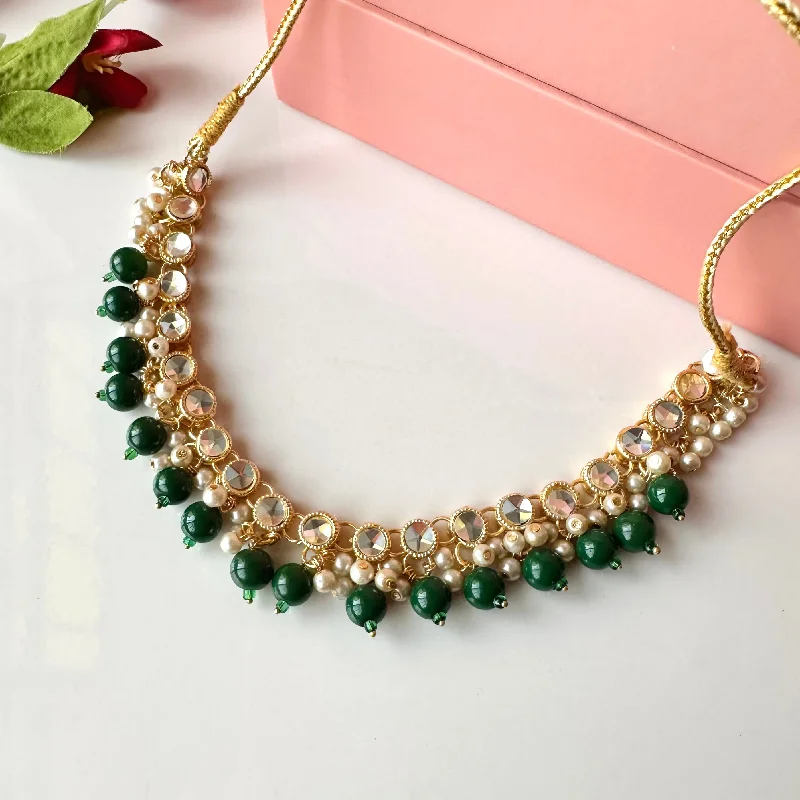 Limited-Time Offer On Premium Jewelry Collections Jeena Necklace (Green)