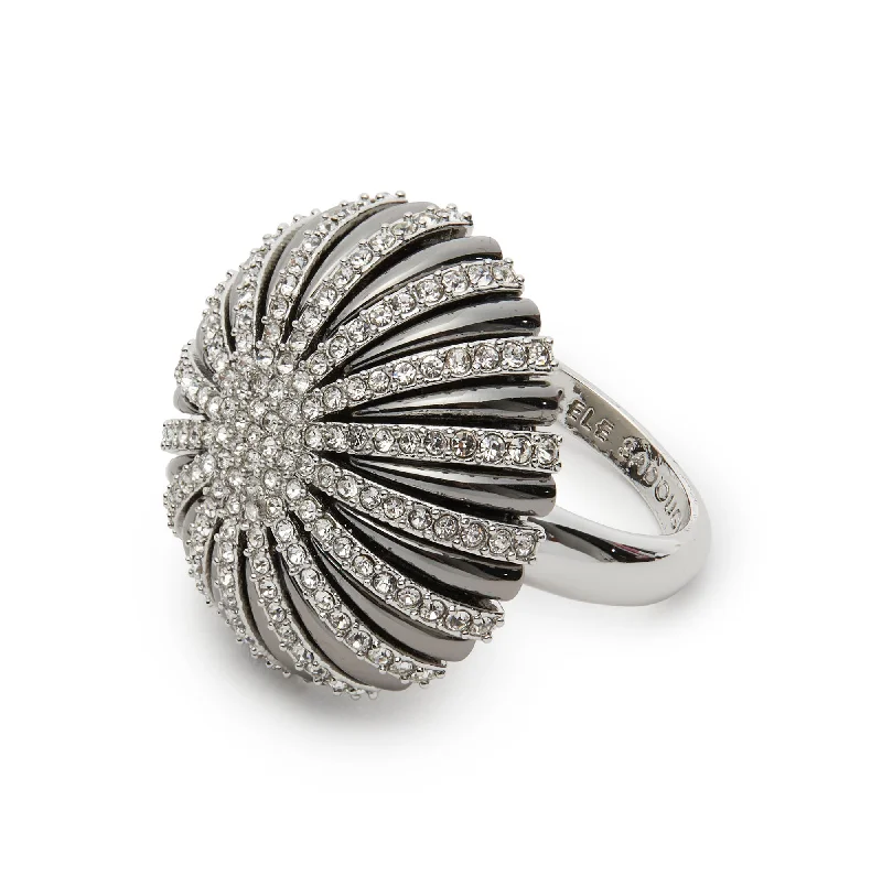 Modern Statement Jewelry For Bold Styling JET DECO RING
