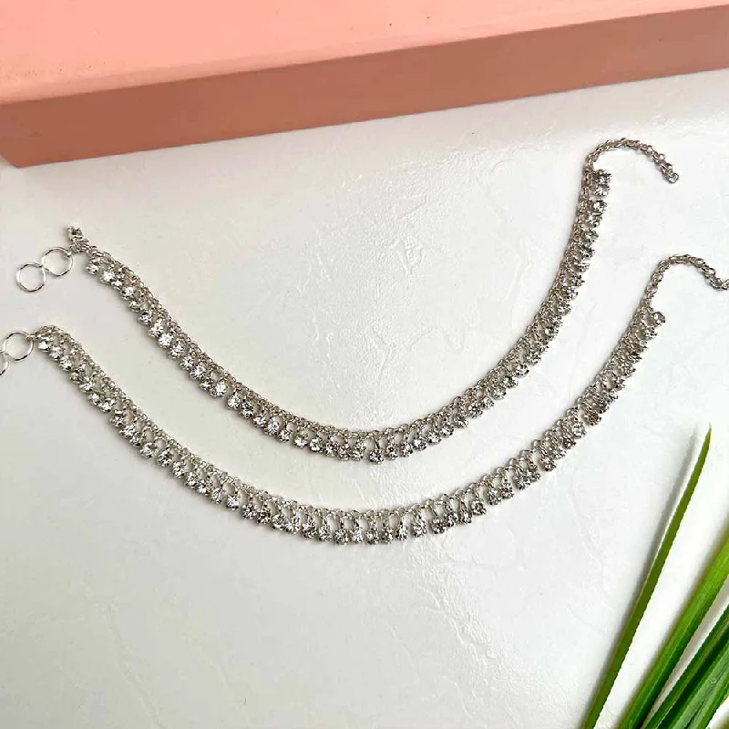 Once-A-Year Jewelry Deals – Shop Before They’Re Gone Jhilmil Anklets (Silver)