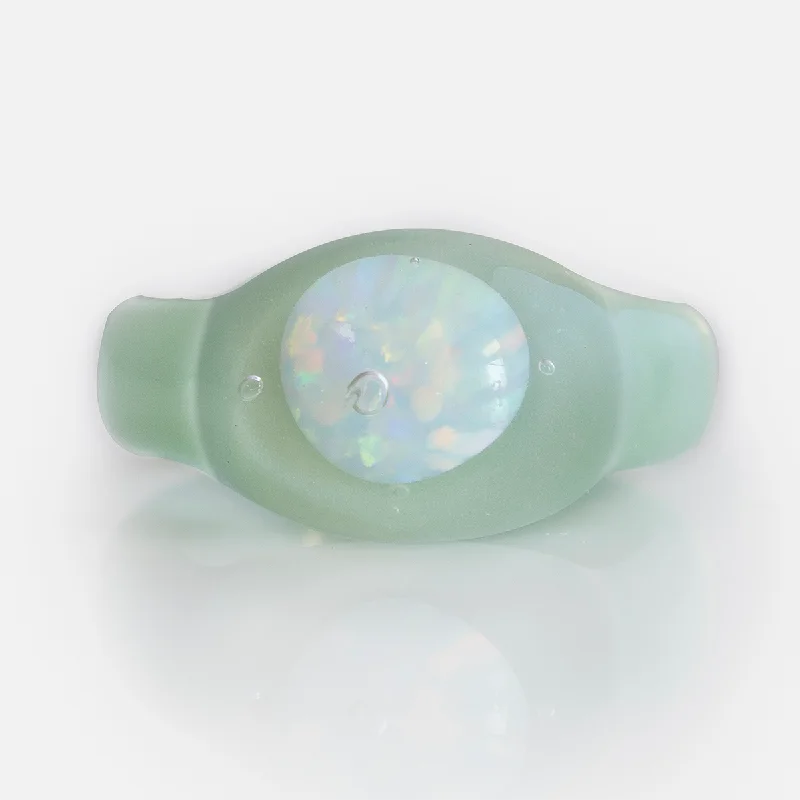 Flash Sale On Stunning Jewelry – Don't Miss Out Large Opal Glass Ring