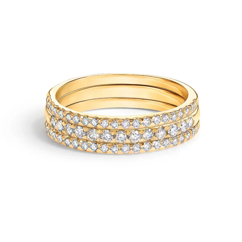 Jewelry Flash Sale – Stylish Designs At Unbeatable Rates Large & Small Pavé Stack