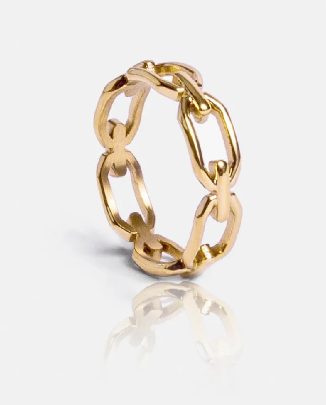 Bestselling Jewelry At Special Promotional Rates Link Ring - White Gold