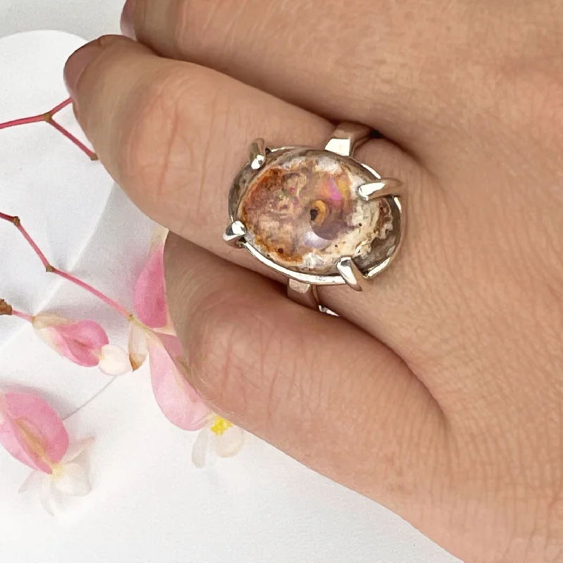Exclusive Online Discounts On Stylish Jewelry Mexican Boulder Opal Ring