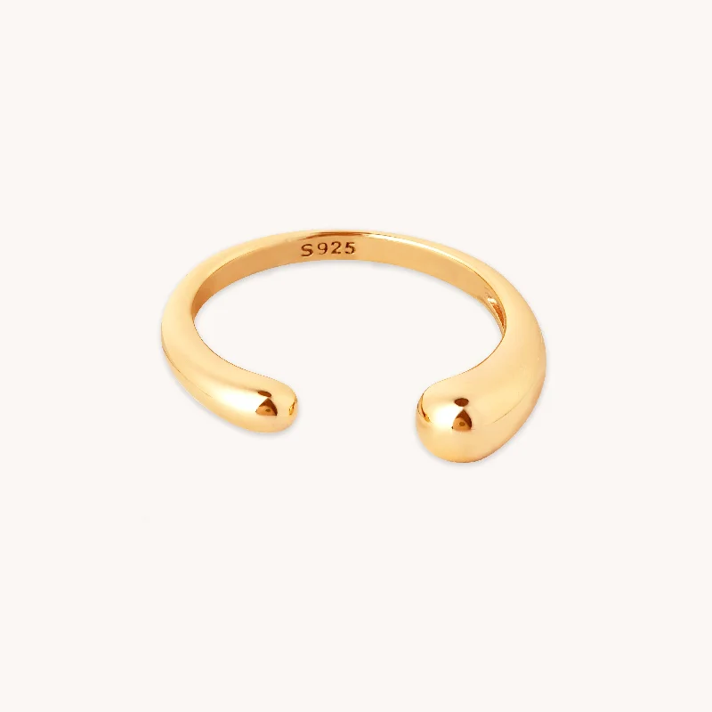 Luxury Jewelry Sale – Elegant Styles At Unbeatable Prices Molten Open Ring in Gold
