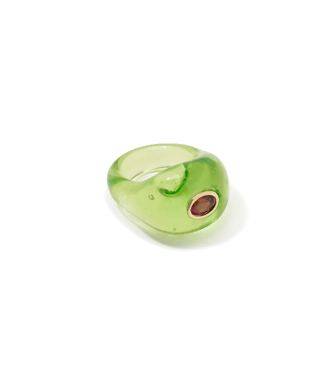 Exclusive Online Discounts On Stylish Jewelry Monument Ring in Lime