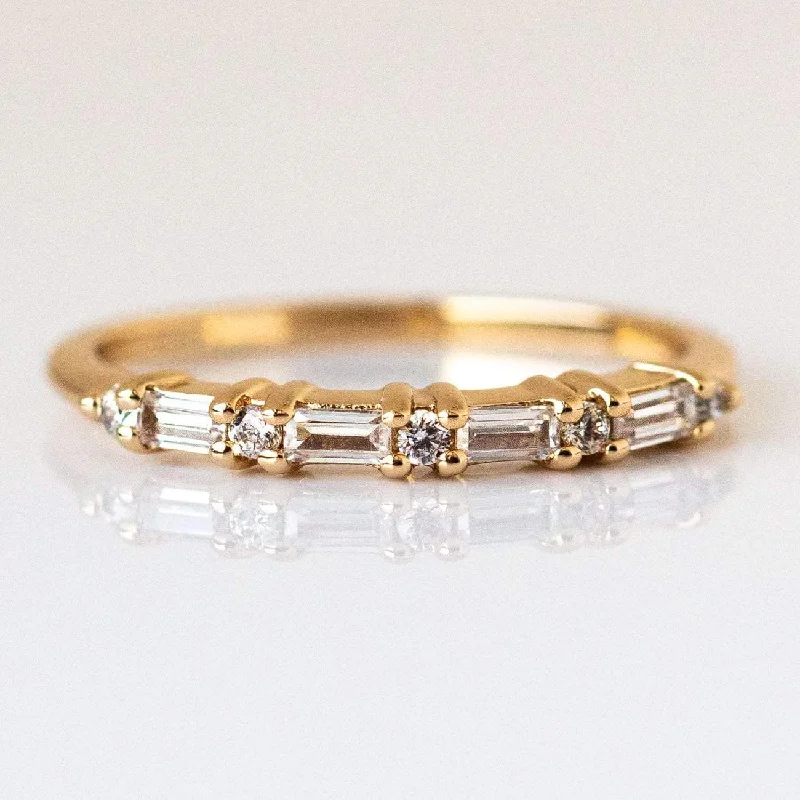 Bold And Beautiful Jewelry Now At Irresistible Prices Multi Gem Baguette CZ Stacking Ring Bold And Beautiful Jewelry Now At Irresistible Prices Multi Gem Baguette CZ Stacking Ring