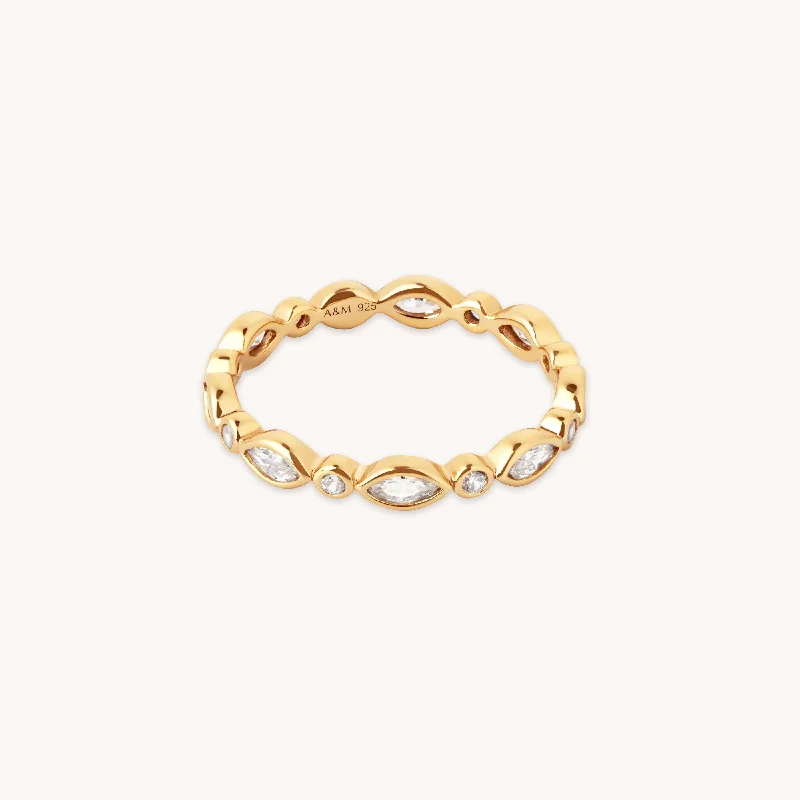 Unlock Unbeatable Jewelry Deals Before They’Re Gone Navette Crystal Band Ring in Gold Unlock Unbeatable Jewelry Deals Before They’Re Gone Navette Crystal Band Ring in Gold