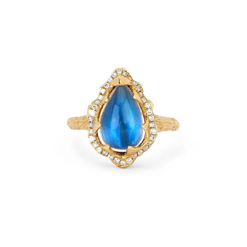 Exclusive Jewelry Sale Event – Shop Now Baby Queen Water Drop Blue Sheen Moonstone Ring with Full Pavé Halo Exclusive Jewelry Sale Event – Shop Now Baby Queen Water Drop Blue Sheen Moonstone Ring with Full Pavé Halo