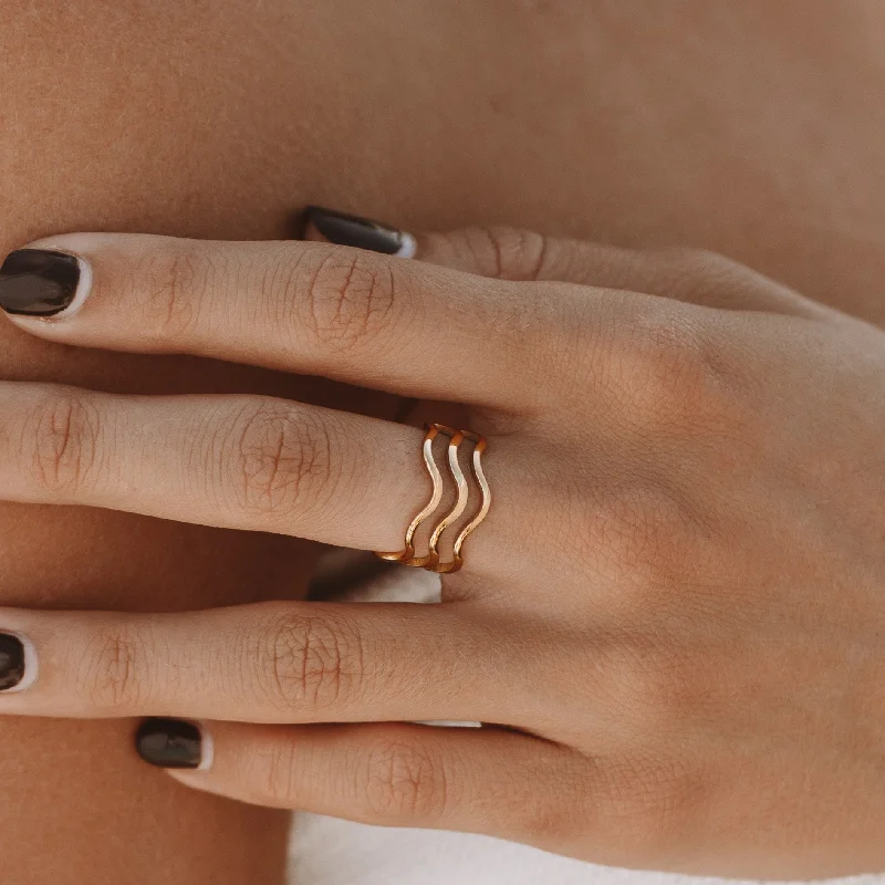 Waterproof Stainless Steel Jewelry For Lasting Beauty Ocean Ring