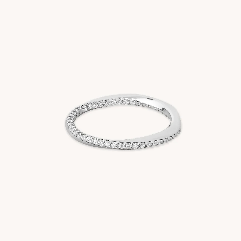 Trending Jewelry Styles Now At Limited-Time Discounts Orbit Crystal Band Ring in Silver Trending Jewelry Styles Now At Limited-Time Discounts Orbit Crystal Band Ring in Silver