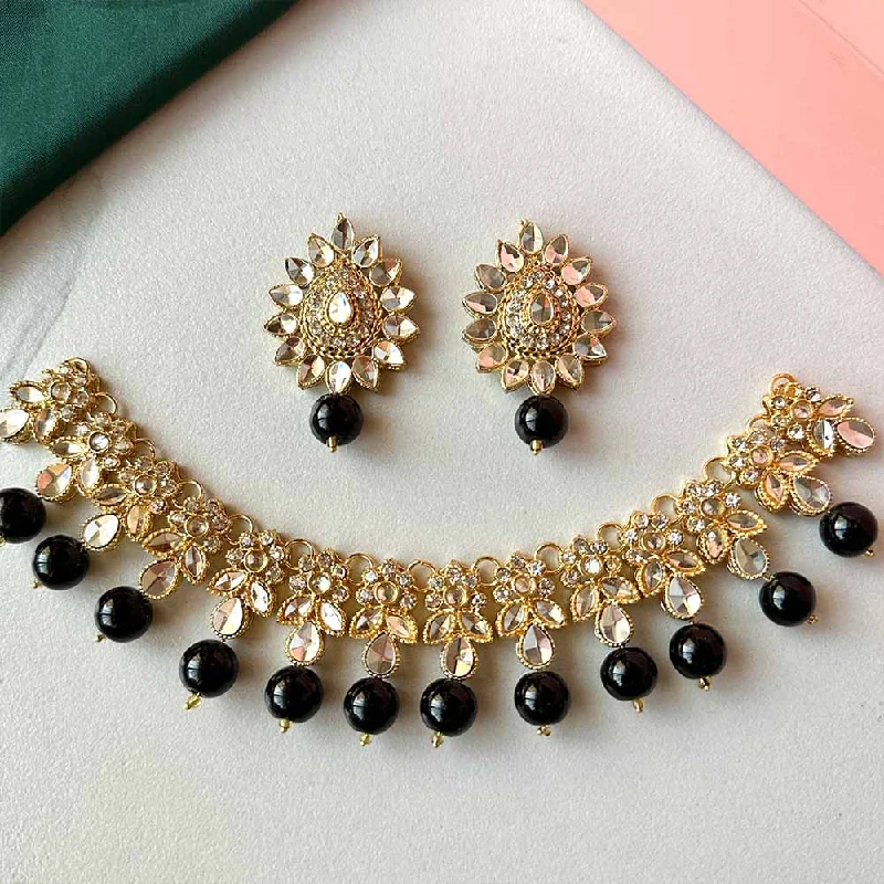Grab Stylish Jewelry Before The Sale Ends Ramsha set (Black)