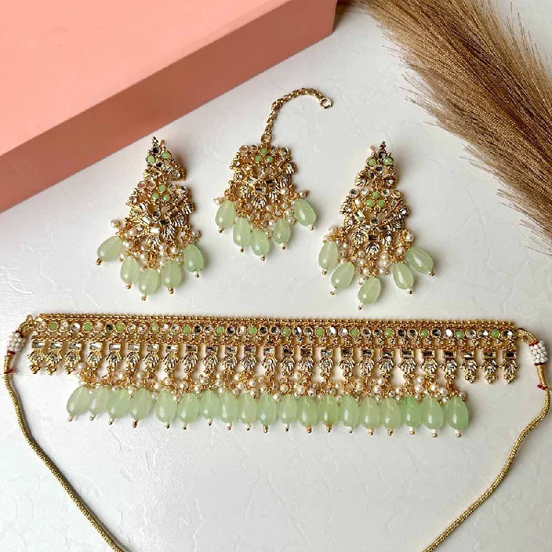 Shop Jewelry That Shines Without The High Price Roshni Set (Mint Green)
