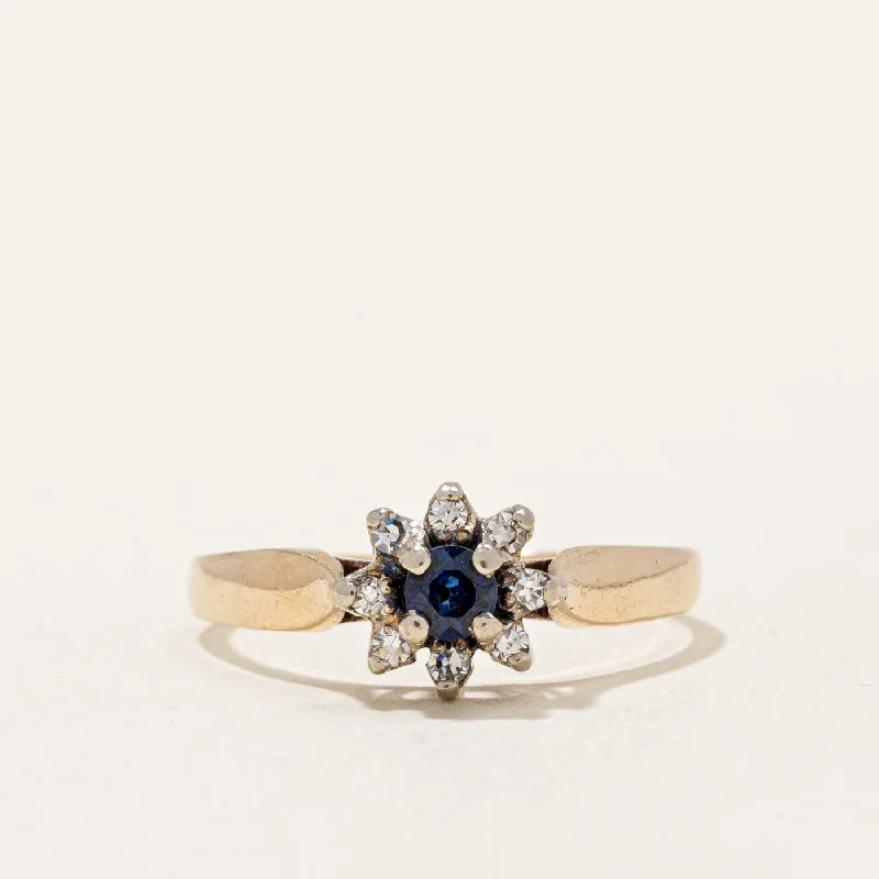 The Perfect Jewelry Piece At The Perfect Price Sapphire & Diamond Halo Ring | 0.16ct, 0.12ctw | SZ 8.25 | The Perfect Jewelry Piece At The Perfect Price Sapphire & Diamond Halo Ring | 0.16ct, 0.12ctw | SZ 8.25 |