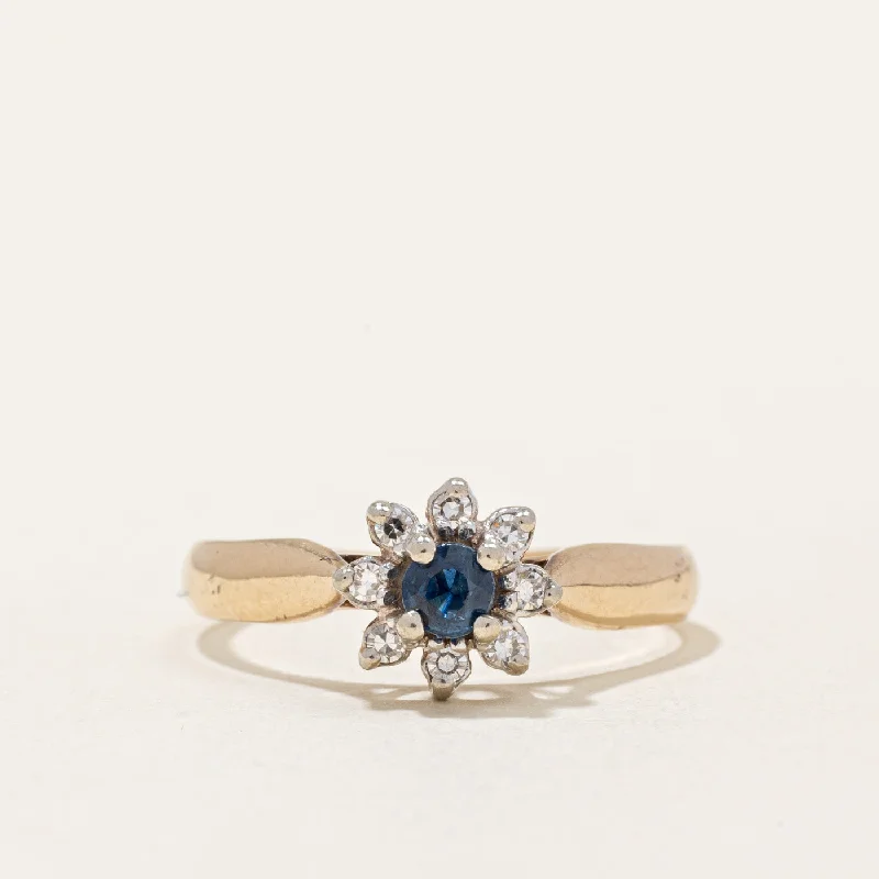 Exclusive Gemstone Jewelry At Special Prices Sapphire & Diamond Halo Ring | 0.24ct, 0.09ctw | SZ 7.75 | Exclusive Gemstone Jewelry At Special Prices Sapphire & Diamond Halo Ring | 0.24ct, 0.09ctw | SZ 7.75 |